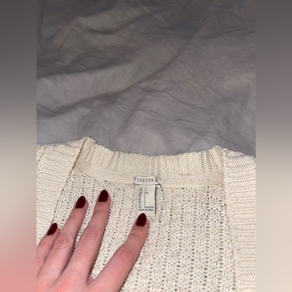 White knit cardigan! - Picture 4 of 5